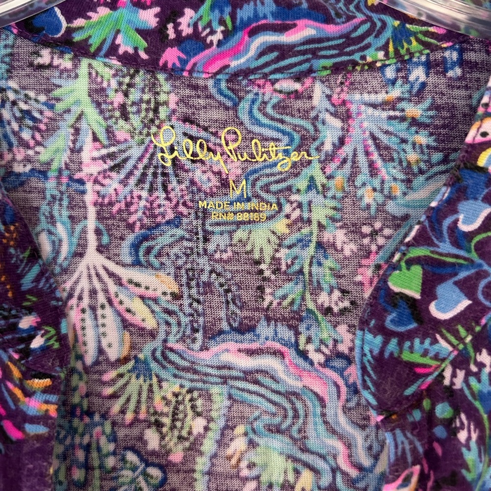 Lilly Pulitzer Alaina Purple Berry size Medium - Picture 4 of 4